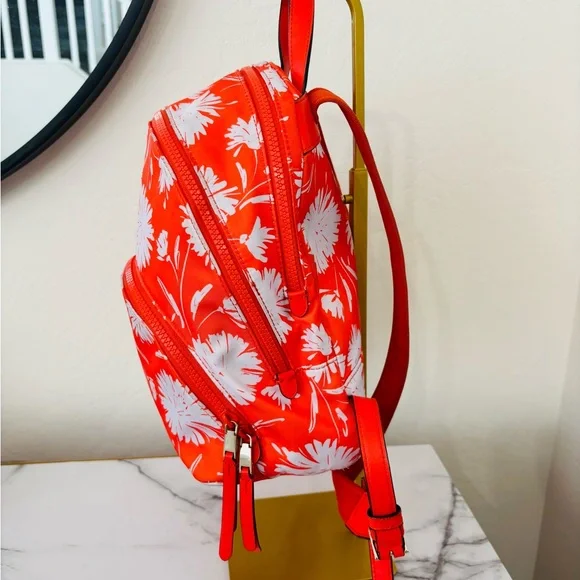 Kate Spade Orange Floral Backpack